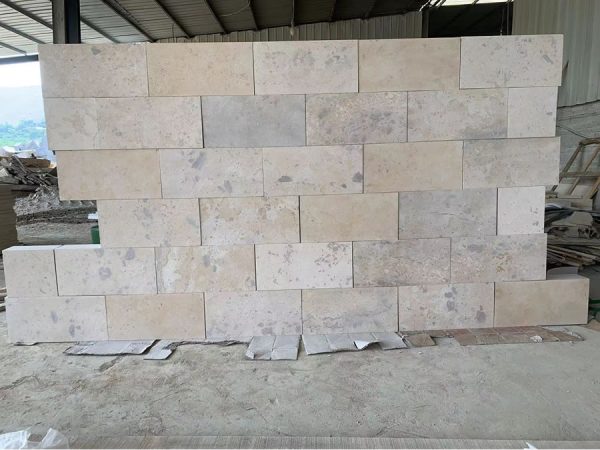Yellow limestone Wall stone
