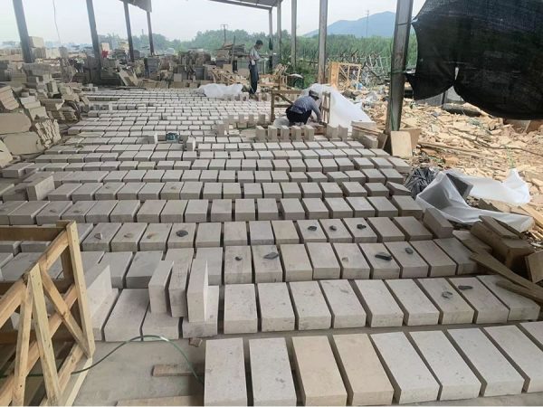 Yellow limestone Wall stone