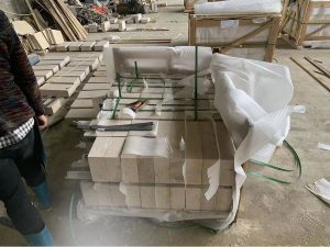 Yellow limestone Wall stone