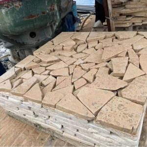 Yellow limestone Paving Cobble