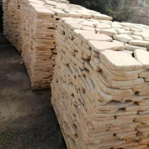 Yellow limestone Paving Cobble