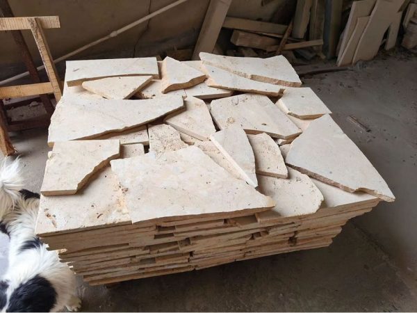 Yellow limestone Wall Veneer