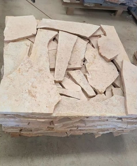 Yellow limestone Wall Veneer